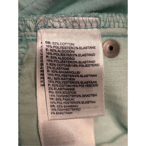 The North Face Jeans Womens Size 2 Mint Green Denim Skinny (0310) - Picture 8 of 8